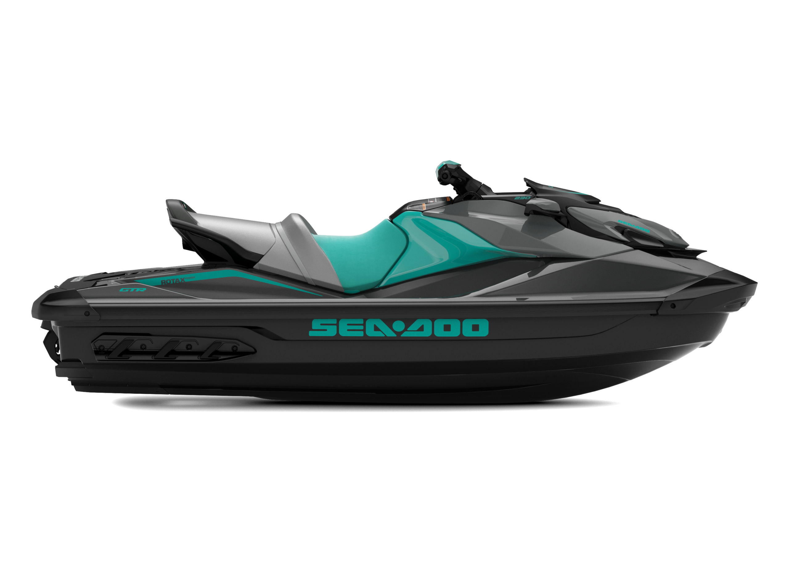 2027 SEADOO GTR 230 Eclipse Black / Reef Blue - Afbeelding 2